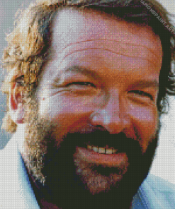 The Actor Bud Spencer Diamond painting