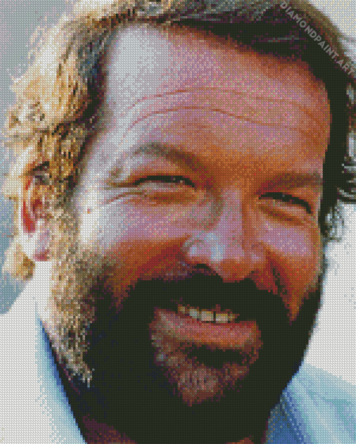 The Actor Bud Spencer Diamond painting