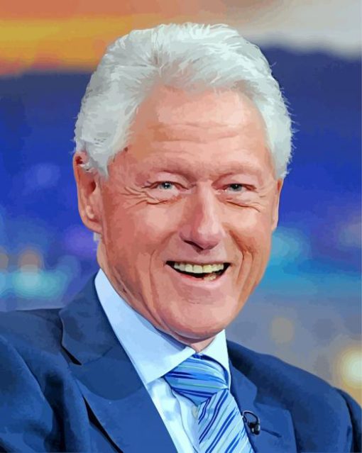 The American President Bill Clinton Diamond painting