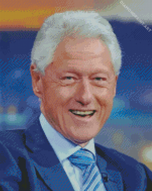 The American President Bill Clinton Diamond painting