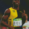 The Runner Usain Bolt Diamond Painting