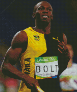 The Runner Usain Bolt Diamond Painting