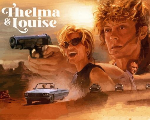 Thelma And Louise Movie Poster Diamond Painting