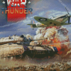 War Thunder Tank And Aircraft 5D Diamond Painting