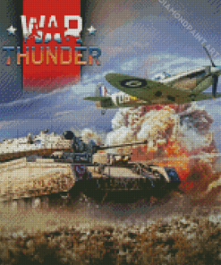 War Thunder Tank And Aircraft 5D Diamond Painting