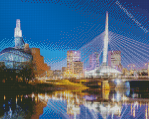 Winnipeg Skyline Canada Diamond Painting