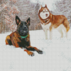 Winter Dogs Diamond Painting