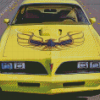 Yellow 78 Firebird Trans Am Diamond Painting