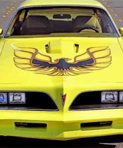 Yellow 78 Firebird Trans Am Diamond Painting