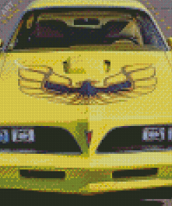 Yellow 78 Firebird Trans Am Diamond Painting