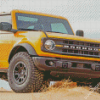 Yellow Ford Bronco Diamond Painting