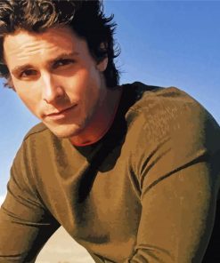 Young Christian Bale Diamond Painting