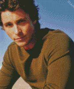 Young Christian Bale Diamond Painting