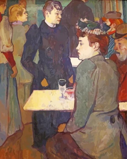 A Corner Of The Moulin De La Galette Toulouse Lautrec Diamond Painting