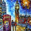 Abstract London Couple Art Diamond painting