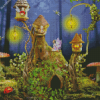 Aesthetic Fairy Houses Diamond Painting