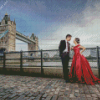 Aesthetic London Couple Diamond painting