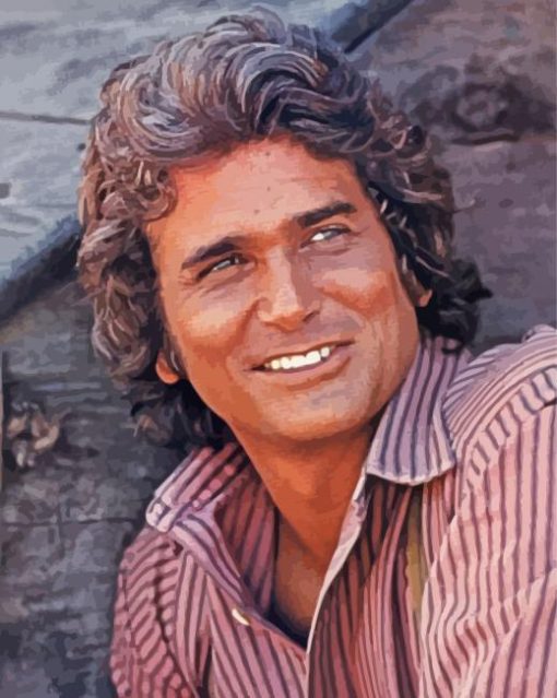 Aesthetic Michael Landon Diamond painting