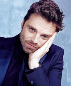 American Actor Sebastian Stan Diamond Painting