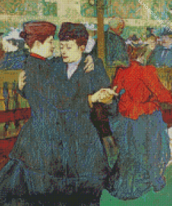 At The Moulin Rouges Toulouse Lautrec Diamond Painting