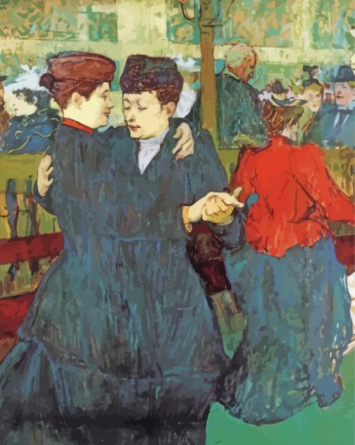 At The Moulin Rouges Toulouse Lautrec Diamond Painting