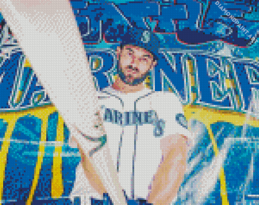 Baseballer Mitch Haniger Diamond painting