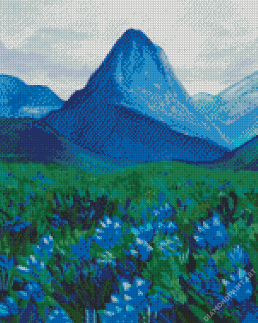 Blue Mountains Art Diamond Painting