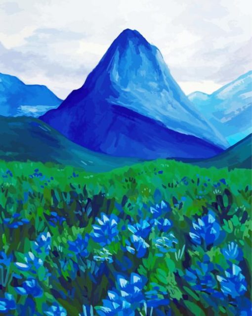 Blue Mountains Art Diamond Painting