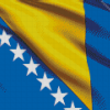 Bosnian Flag Diamond Painting