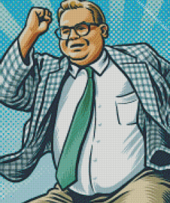 Chris Farley Pop Art Diamond painting