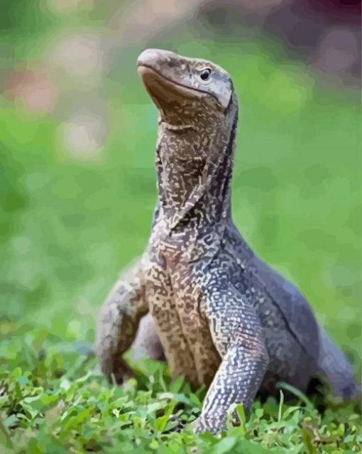 Close Up Goanna Diamond painting