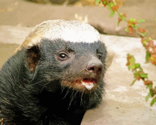 Cute Honey Badger Diamond Painting