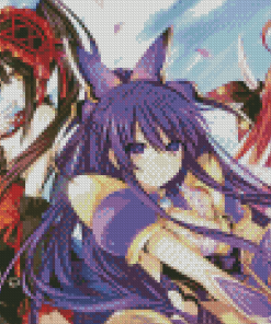 Date A Live Anime Girls Diamond Painting