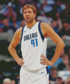 Dirk Nowitzki Dallas Diamond Painting