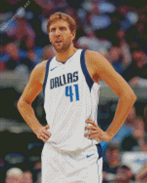 Dirk Nowitzki Dallas Diamond Painting