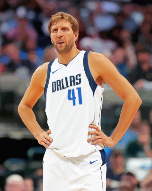 Dirk Nowitzki Dallas Diamond Painting