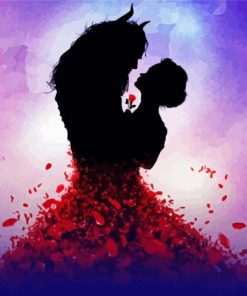 Disney Beauty Silhouette Diamond Painting