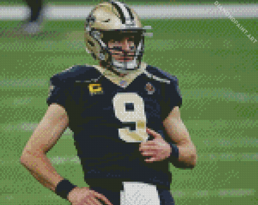 Drew Brees Quarterback Diamond painting