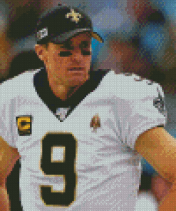 Drew Brees Player Diamond painting