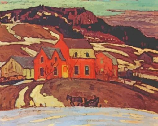 Early Spring Quebec A Y Jackson Diamond Painting