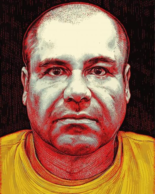 El Chapo Joaquin Guzman Diamond Painting