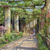 Floral Garden Pergola Diamond Painting