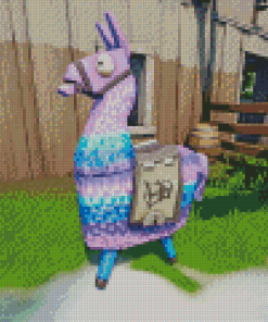 Fortnite Game Llama Diamond Painting