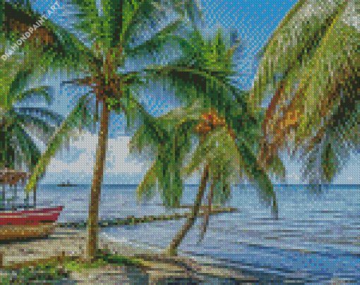 Honduras Coast Diamond Painting