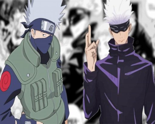 Kakashi And Gojo Anime Diamond Painting