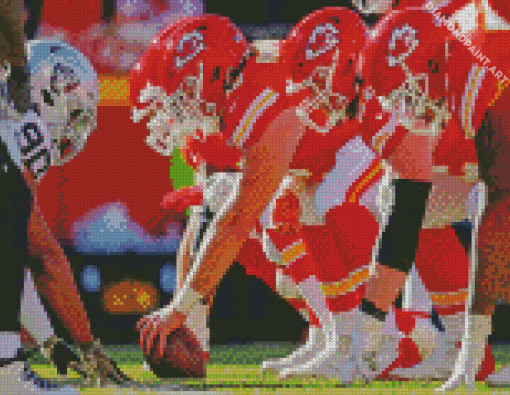 Kc Chiefs Footballers Diamond painting