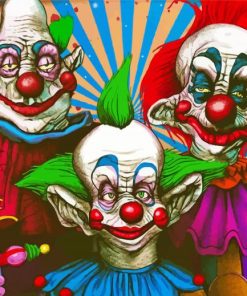 Killer Klowns From Outer Space Diamond Painting