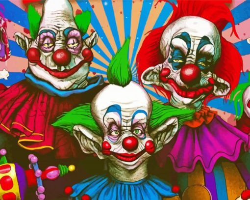 Killer Klowns From Outer Space Diamond Painting