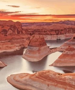 Lake Powell Sunset Diamond Painting