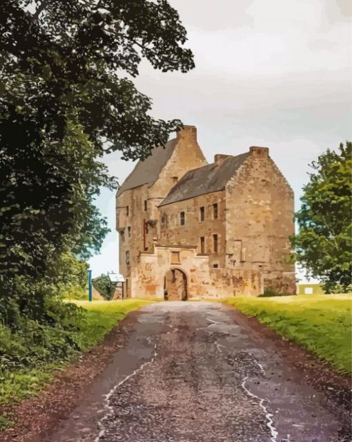 Lallybroch Midhope Castle Diamond Painting